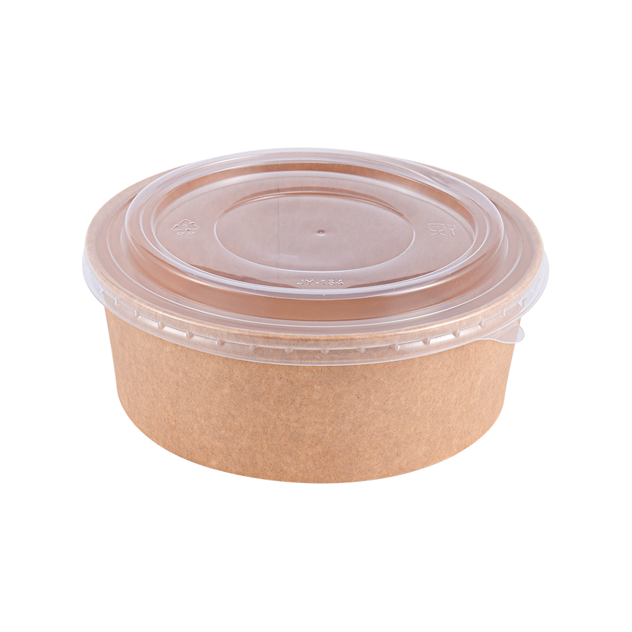 500 ml fedtafvisende kraftpapirskål med 150 mm åbningsdiameter