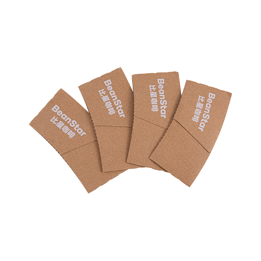 Gul Kraft Dobbelt-Layer Cup Sleeve